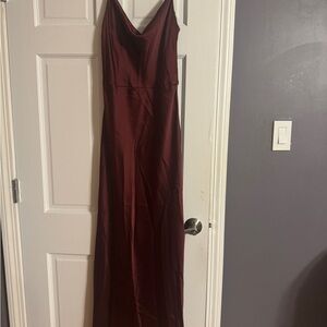 Jenny Yoo Burgundy Dress